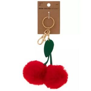 New Cherry Puff Keychain Bag Charm